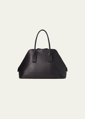 Devon Medium Top-Handle Bag in Saddle Leather