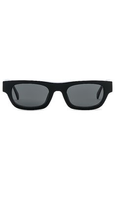 DEVON WINDSOR Lisbon Sunglasses in Black.