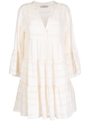 Devotion Ella stripe-print dress - Neutrals
