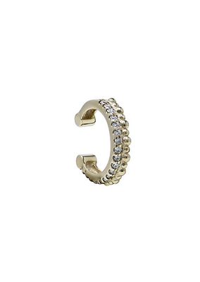 Dew Drop 14K Yellow Gold & Diamond Ear Cuff