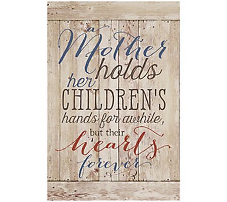 Dexsa A Mother Holds-New Horizons Wood Plaque w ith Easel