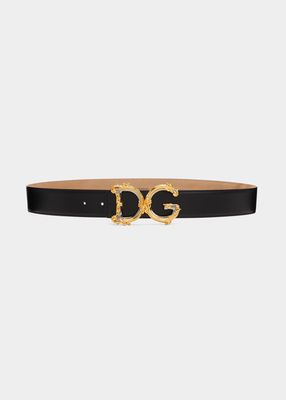 DG Barocco 40mm Calf Leather Belt