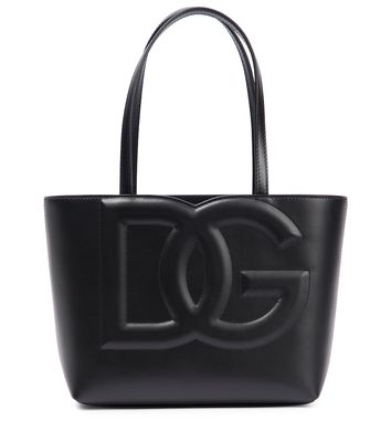 DG leather tote bag