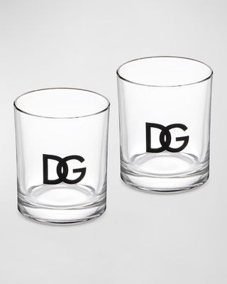 DG Logo Water Glasses - Set of 2