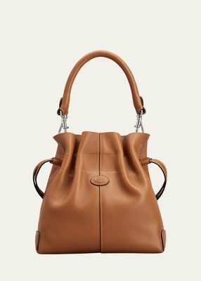 Di Mini Leather Bucket Bag