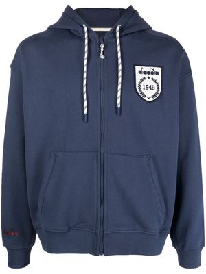 Diadora Legacy FZ zip-up hoodie - Blue