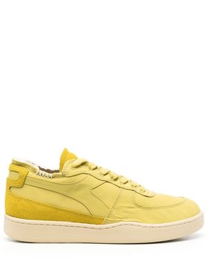 Diadora panelled lace-up sneakers - Yellow