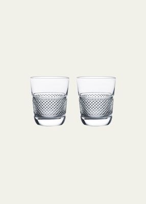 Diamant Double Old-Fashioned Crystal Tumblers, Set of 2