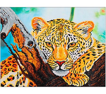 Diamond Dotz Leopard Look 21-3/4" x 17-1/4" Fac et Art Kit