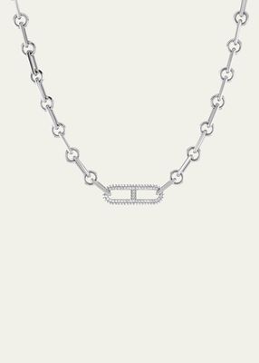 Diamond H-Link Soho Chain Necklace
