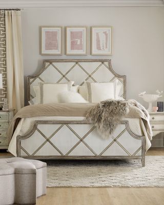 Diamont Queen Panel Bed