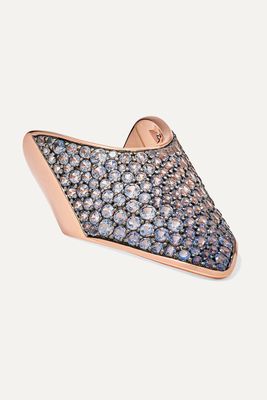 Diane Kordas - 18-karat Rose Gold Sapphire Ring - 5