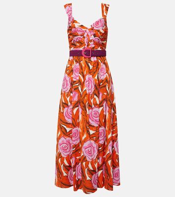 Diane von Furstenberg Artie cotton-blend midi dress