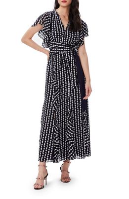 Diane von Furstenberg Bleuet Shibori Dot Dress in Shibori Dot Sm Black