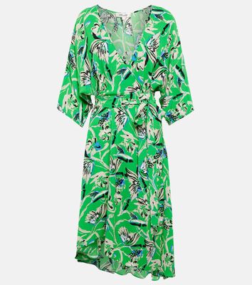 Diane von Furstenberg Eloise faux-wrap midi dress