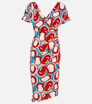 Diane von Furstenberg Havana printed jersey midi dress