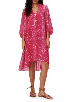 Diane von Furstenberg Ileana Print Shift Dress in Fawn Sangria