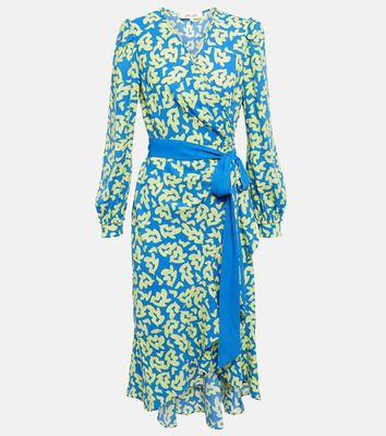 Diane von Furstenberg Printed tie-waist midi dress