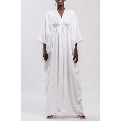 DIARRABLU Naim Maxi Dress in White 