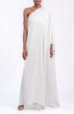 DIARRABLU Satu One-Shoulder Dress in White 