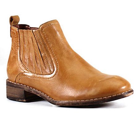 Diba True Leather Ankle Booties - Rizing Water