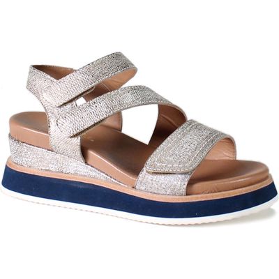 Diba True Sunny Walk Wedge Sandal in Gold 