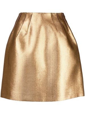 Dice Kayek lamay mini-skirt - Gold