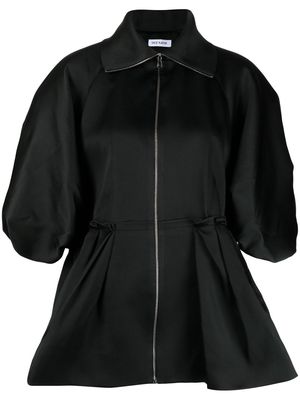 Dice Kayek short-sleeve zip-up jacket - Black