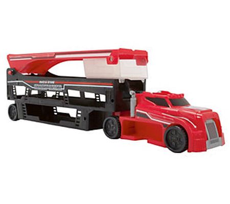 Dickie Toys Race and Store Transporter