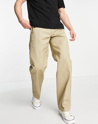 Dickies 874 work pants in khaki straight fit-Neutral