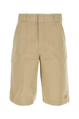 Dickies Beige Polyester Blend Bermuda Shorts