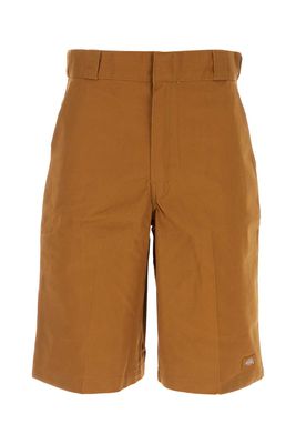 Dickies Caramel Polyester Blend Bermuda Shorts