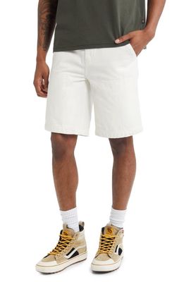 Dickies Chap Front Cotton Duck Canvas Shorts in Stonewashed Cloud