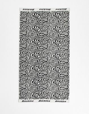 Dickies clackamas beach towel in zebra print-Multi