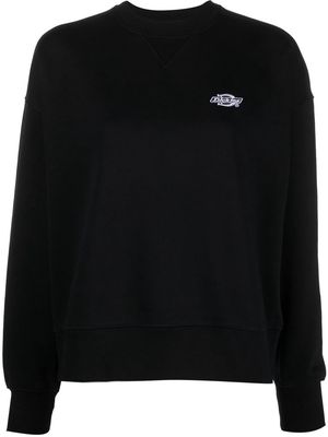 Dickies Construct embroidered-logo cotton-blend sweatshirt - Black