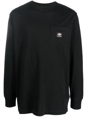 Dickies Construct logo-patch long-sleeve sweatshirt - Black