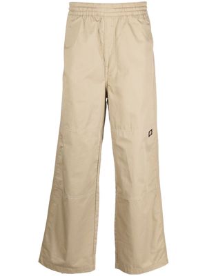 Dickies Construct logo-patch straight-leg trousers - Neutrals