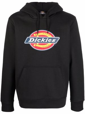 Dickies Construct logo-print long-sleeved hoodie - Black
