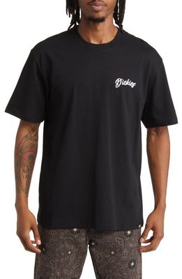 Dickies Dighton Cotton Graphic T-Shirt in Knit Black
