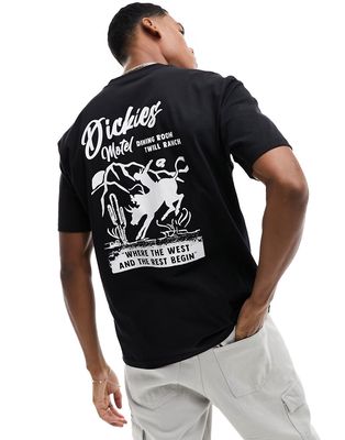 Dickies Dighton short sleeve t-shirt with back print in black