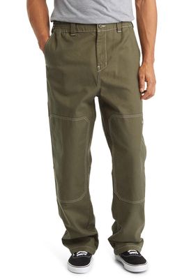 Dickies Florala Cotton Twill Pants in Military Green
