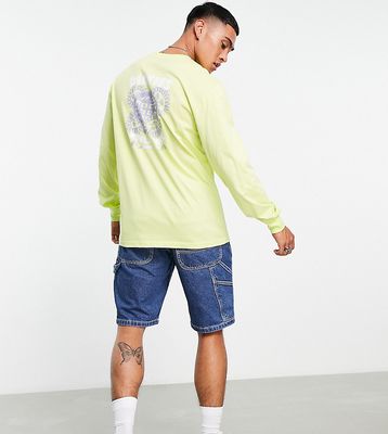 Dickies Globe long sleeve T-shirt in lime green - Exclusive to ASOS