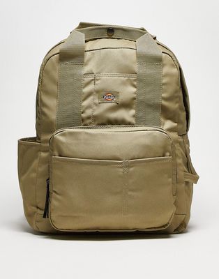 Dickies Lisbon backpack in beige-Neutral