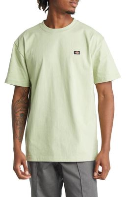Dickies Logo Cotton T-Shirt in Wd Light Green