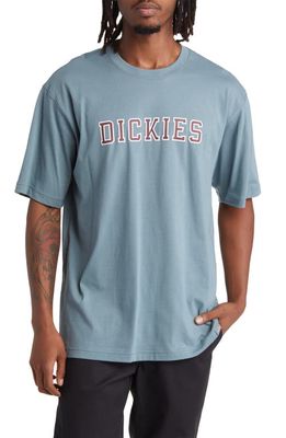 Dickies Melvern Cotton Graphic T-Shirt in Smoke Blue