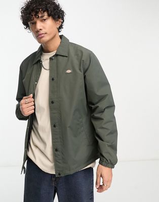 Dickies oakport coach jacket in olive green
