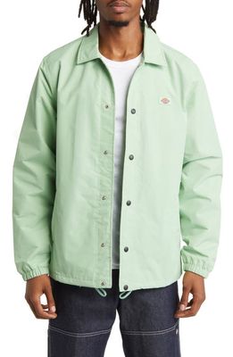 Dickies Oakport Coaches Jacket in Quiet Green