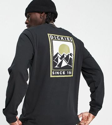 Dickies Pacific back print long sleeve t-shirt in black Exclusive at ASOS