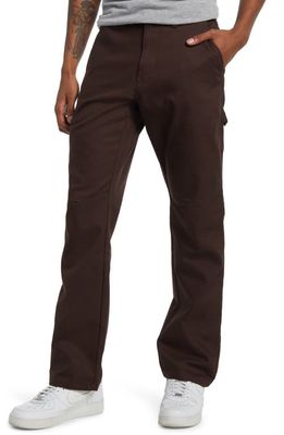 Dickies Regular Fit FLEX Duck Carpenter Pants in Chocolate Brown