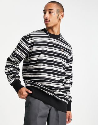 Dickies Westover striped sweatshirt in white